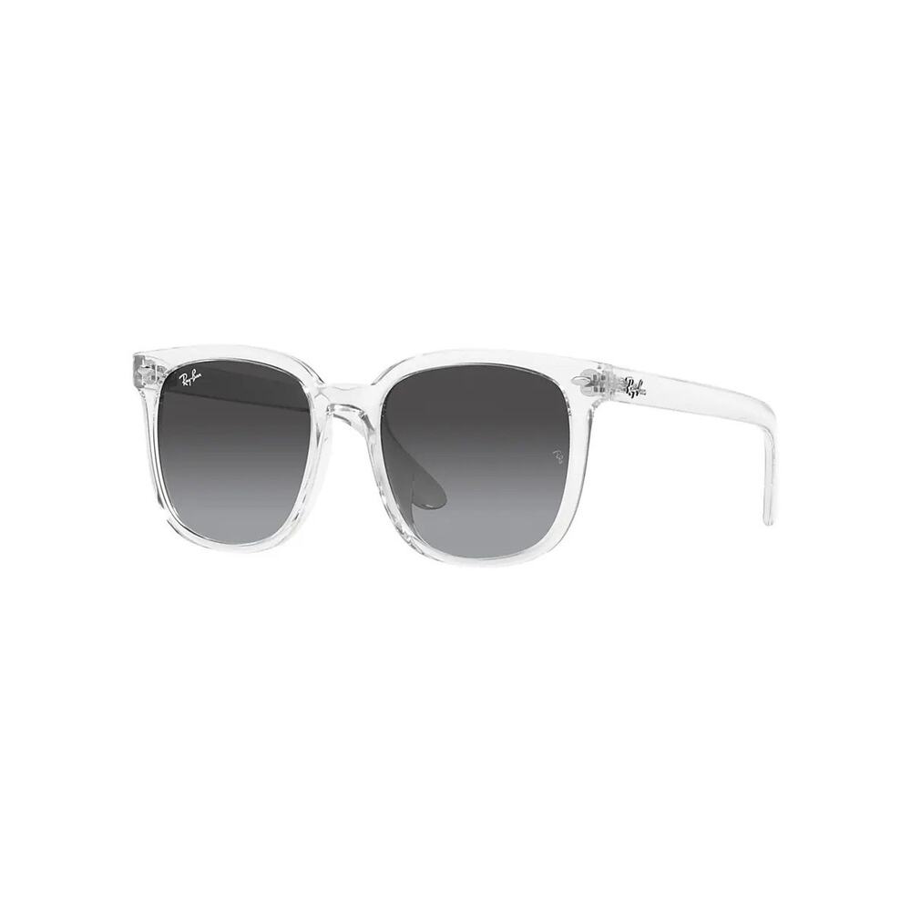 Ray-Ban Sunglasses Polished Crystal Gray Tinted RB 4379D 6598/11 55mm with Case